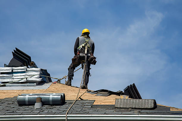 Professional Roof Repair technician working in Rockfall, CT